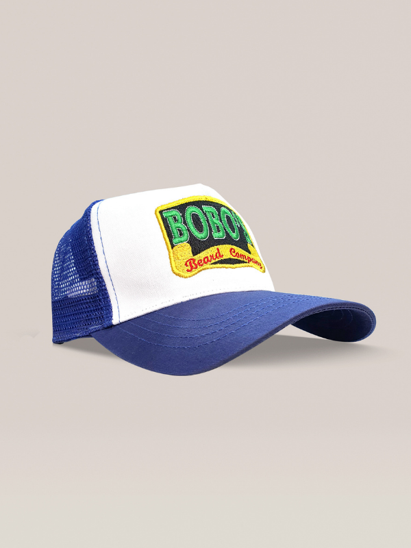 blue trucker cap hat